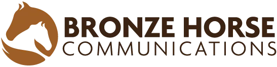 A green background with brown letters that say bronzefest community.